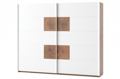 Шафа-купе LIVORNO 72 SZYNAKA дуб Вотан / білий